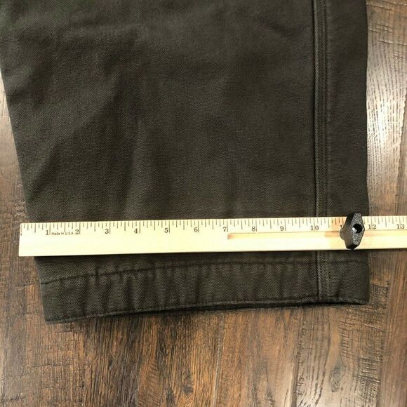 Duluth Trading Co Size 48x30 (45x22.5) Fire Hose Canvas Pants HEAVY Fleece Lined - Picture 7 of 12